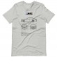 BMW m5 T-shirt with a drawing